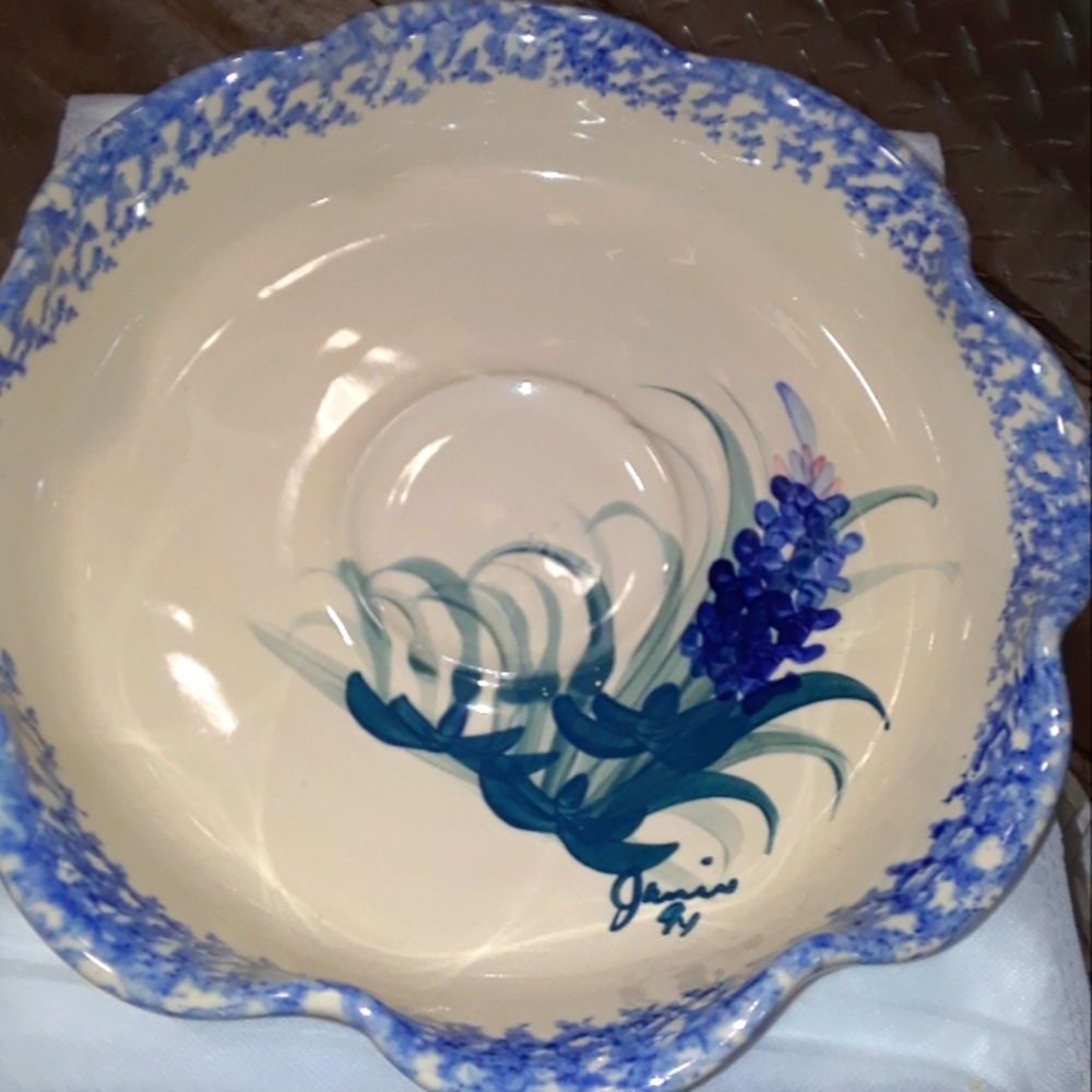 Ceramic bowl by Marshall pottery.  Beautiful